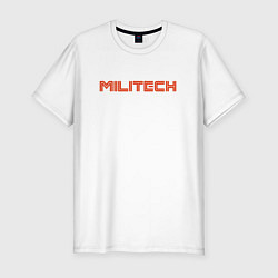 Футболка slim-fit Militech, цвет: белый