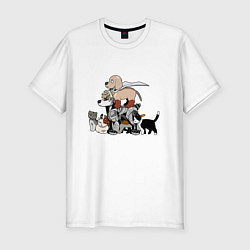 Футболка slim-fit One Punch Man, цвет: белый