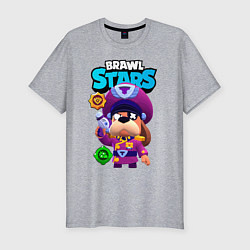 Футболка slim-fit Генерал Гавс brawl stars, цвет: меланж