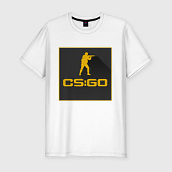 Футболка slim-fit CS GO Z, цвет: белый