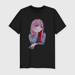 Футболка slim-fit Zero Two, цвет: черный