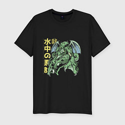 Футболка slim-fit Japan Anime Cthulhu, цвет: черный