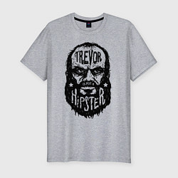 Футболка slim-fit TREVOR IS NOT A HIPSTER, цвет: меланж