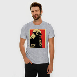 Футболка slim-fit Daft Punk, цвет: меланж — фото 2