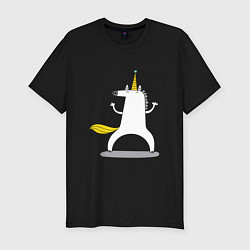 Футболка slim-fit Dancing Unicorn, цвет: черный