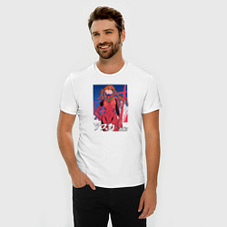 Футболка slim-fit Evangelion Asuka, цвет: белый — фото 2