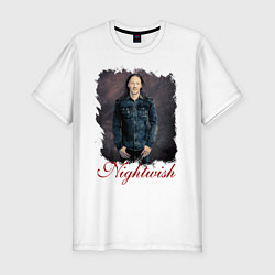 Футболка slim-fit Nightwish Kai Hahto Найтвиш Кай Хахто Z, цвет: белый