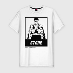 Футболка slim-fit STONE Kimetsu no Yaiba, цвет: белый