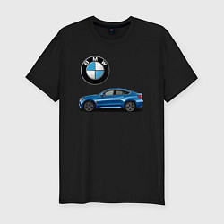 Футболка slim-fit BMW X6, цвет: черный