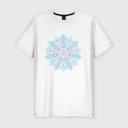 Футболка slim-fit Indian Mandala, цвет: белый