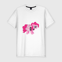 Футболка slim-fit Pinkie Pie, цвет: белый