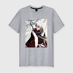 Футболка slim-fit Hitsugaya Toshiro, цвет: меланж