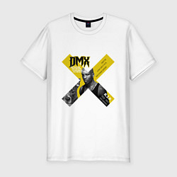 Футболка slim-fit DMX rest in peace, цвет: белый