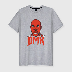 Футболка slim-fit DMX Red, цвет: меланж