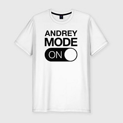 Футболка slim-fit Andrey Mode On, цвет: белый