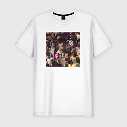 Футболка slim-fit OG BUDA FREERIO, цвет: белый