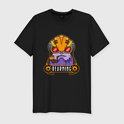 Футболка slim-fit Тинкер ДОТА 2, цвет: черный
