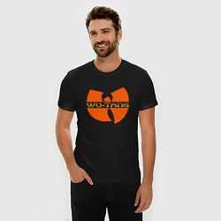 Футболка slim-fit Wu-Tang Orange, цвет: черный — фото 2