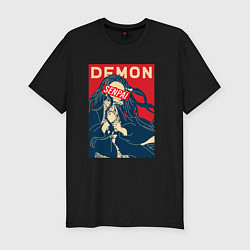 Футболка slim-fit SENPAI NEZUKO DEMON SLAYER, цвет: черный