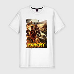 Футболка slim-fit FARCRY Fortune’s, цвет: белый