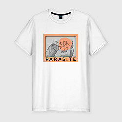 Футболка slim-fit Parasite, цвет: белый