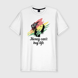 Футболка slim-fit Bob Marley, цвет: белый