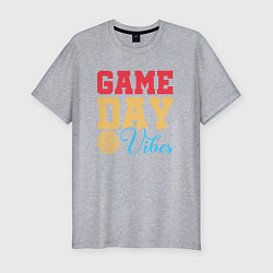 Футболка slim-fit Game Day Vibes, цвет: меланж