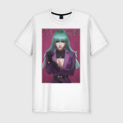 Футболка slim-fit Morrigan Aensland, цвет: белый