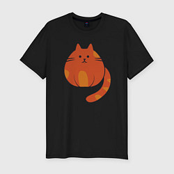 Футболка slim-fit Fat Cat, цвет: черный