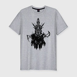 Футболка slim-fit Мортред Phantom Assasin DOTA2, цвет: меланж