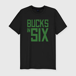 Футболка slim-fit Bucks In Six, цвет: черный