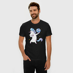 Футболка slim-fit Unicorn Volleyball, цвет: черный — фото 2