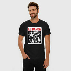Футболка slim-fit El Barca, цвет: черный — фото 2