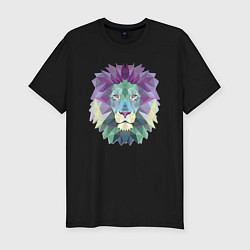 Футболка slim-fit Lion, цвет: черный