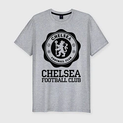 Футболка slim-fit Chelsea FC: Emblem, цвет: меланж