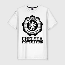 Футболка slim-fit Chelsea FC: Emblem, цвет: белый