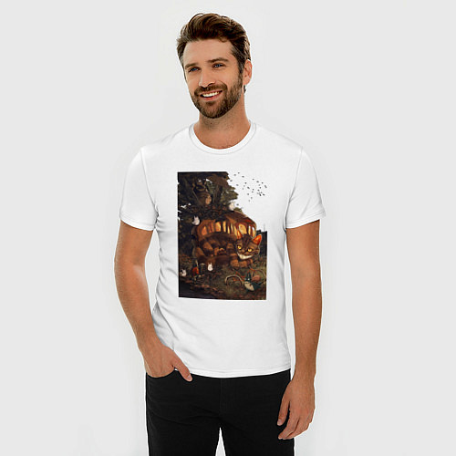 Мужская slim-футболка DuCATi / Белый – фото 3