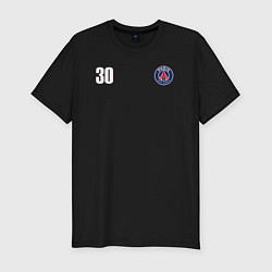 Футболка slim-fit PSG Leo Messi 30 New 202223, цвет: черный