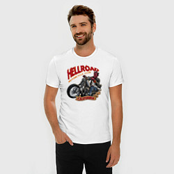 Футболка slim-fit Hellroad, цвет: белый — фото 2