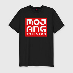 Футболка slim-fit Mojang Studios, цвет: черный