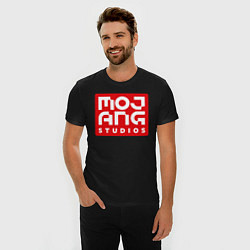 Футболка slim-fit Mojang Studios, цвет: черный — фото 2