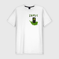 Футболка slim-fit Toxic, цвет: белый