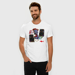 Футболка slim-fit Hip Hop, цвет: белый — фото 2