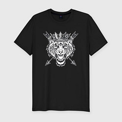 Футболка slim-fit Королевский Тигр, цвет: черный