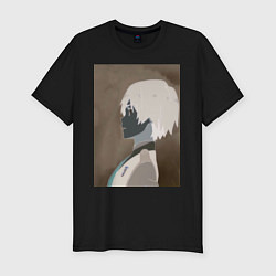 Футболка slim-fit Любимый во Франксе Хиро Darling in the Franxx, цвет: черный