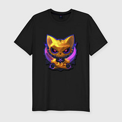 Футболка slim-fit Purrurists, цвет: черный