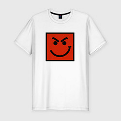 Футболка slim-fit BON JOVI HAVE A NICE DAY SMILE LOGO, цвет: белый