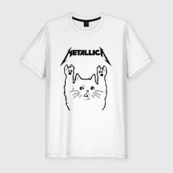 Футболка slim-fit METALLICA МЕТАЛЛИКА, цвет: белый