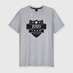 Мужская slim-футболка Judo Team