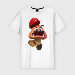 Футболка slim-fit Goomba, цвет: белый